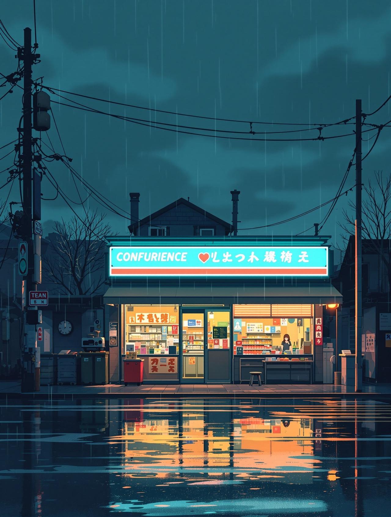 热播短剧 雨天和便利店 - 治愈日常动漫短剧
