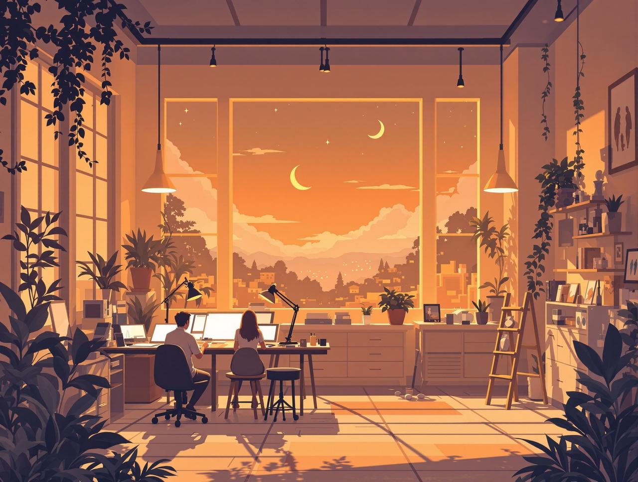 热播短剧品牌故事 - 工作室 热播短剧工作室 - 温馨的动画创作空间